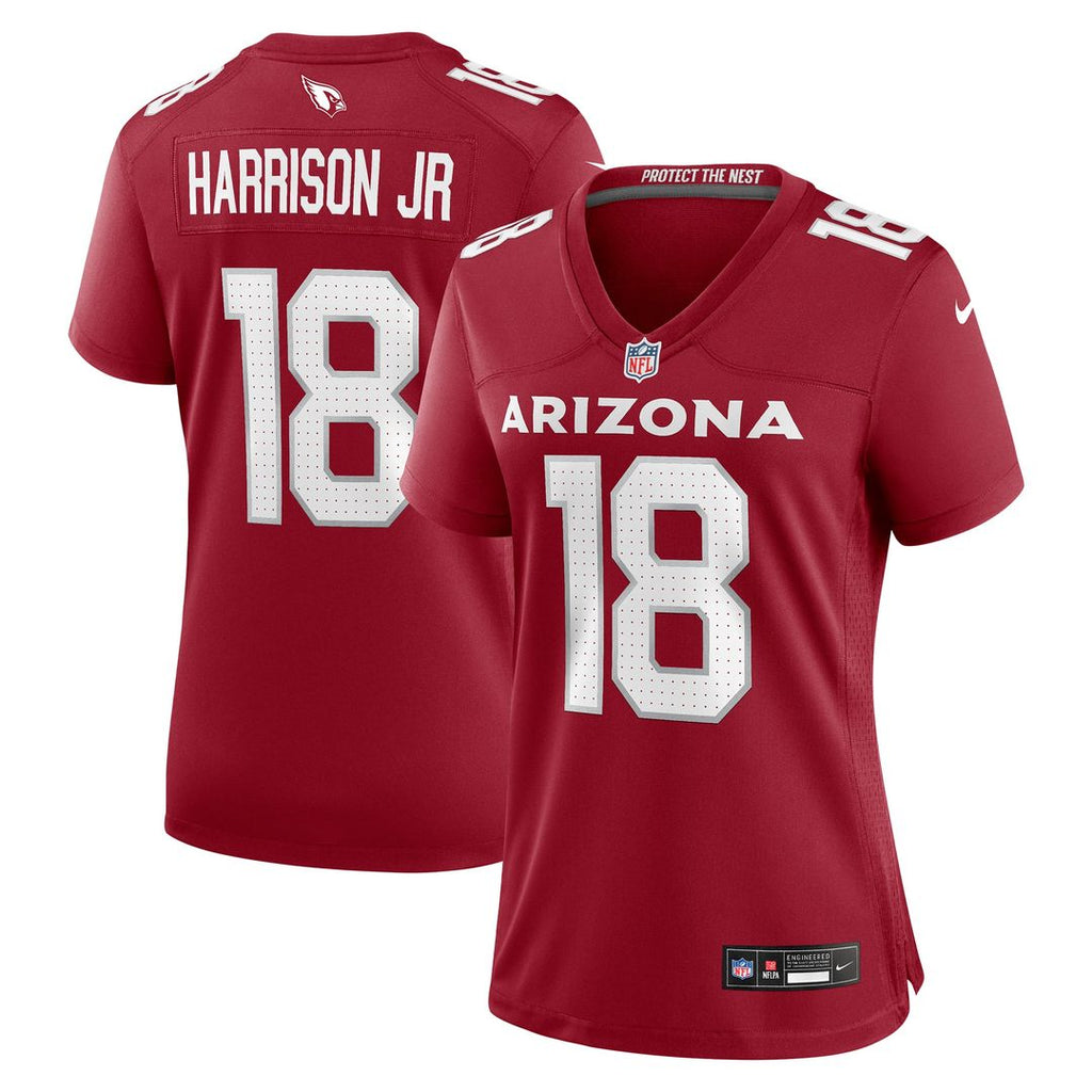 Women's Nike Arizona Cardinals Marvin Harrison Jr. Cardinal Player Game NFL Jersey