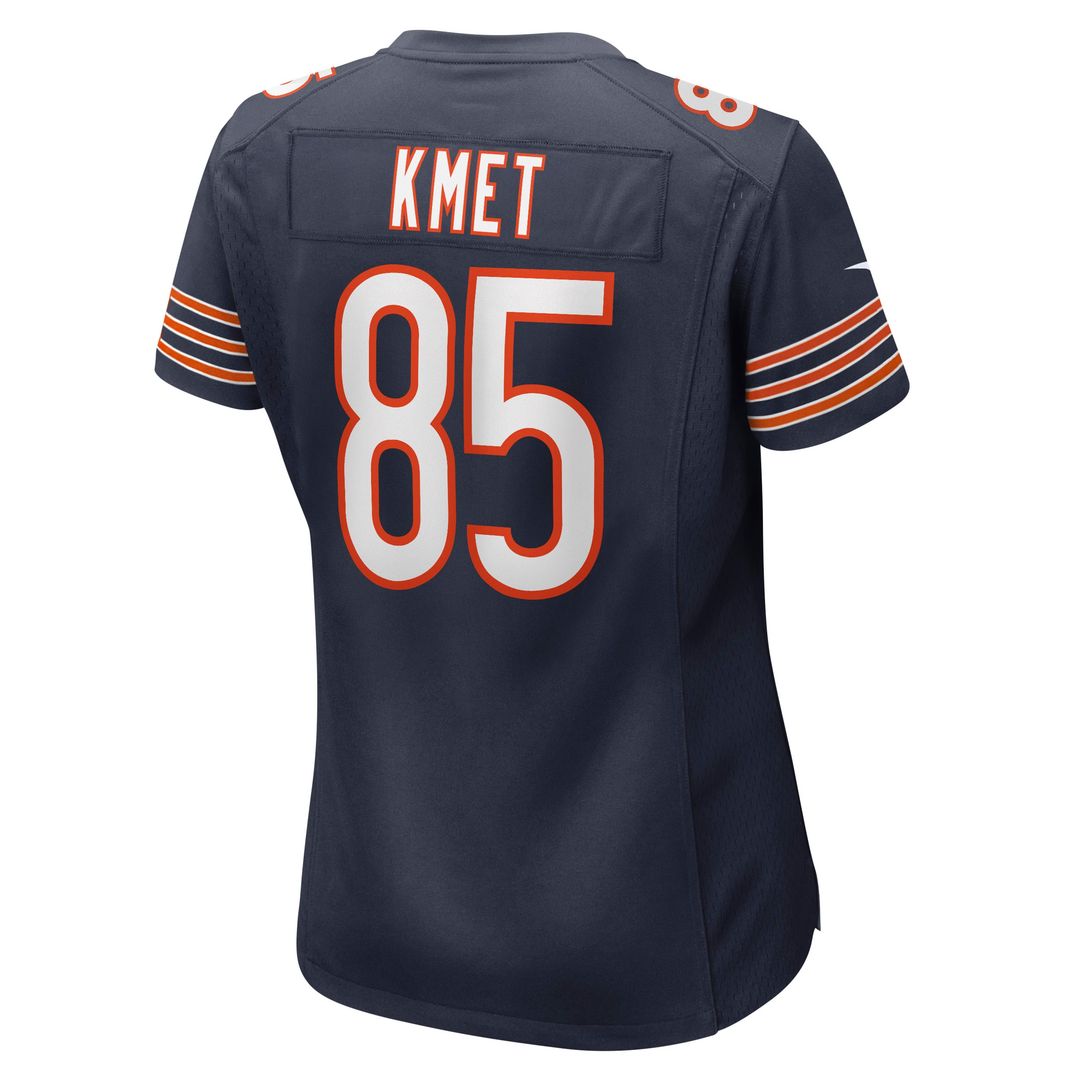 Women's Nike Chicago Bears Cole Kmet Navy Game NFL Jersey
