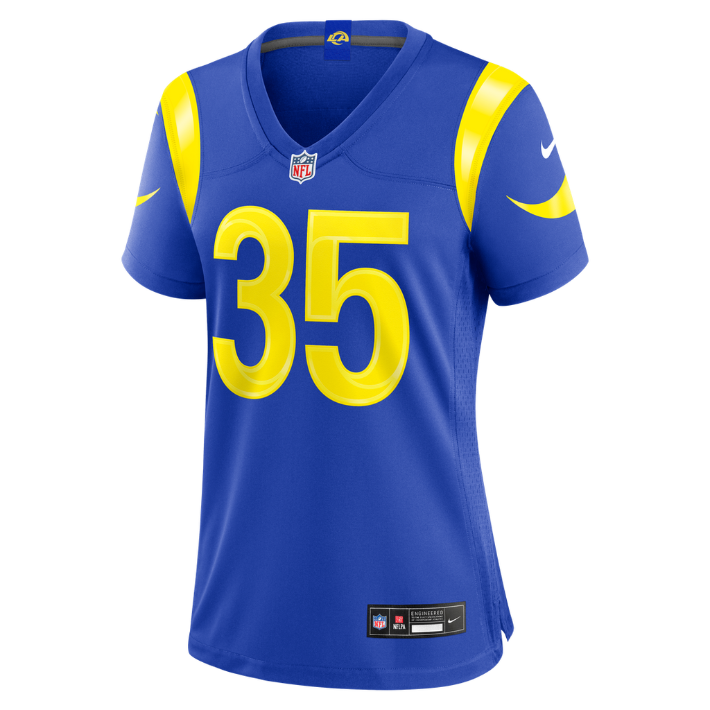 Women's Nike Los Angeles Rams Jaylen Watson Royal Team Game NFL Jersey