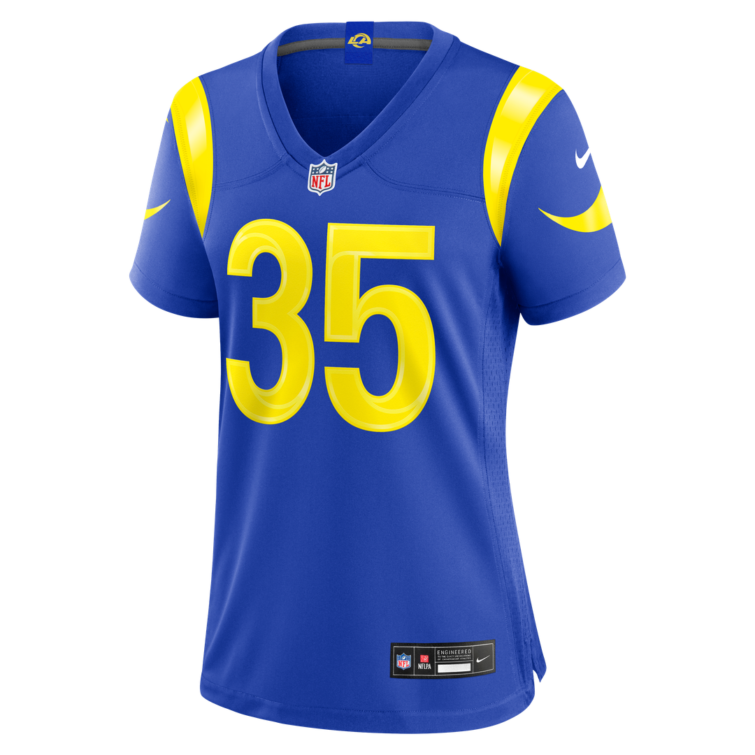 Women's Nike Los Angeles Rams Jaylen Watson Royal Team Game NFL Jersey