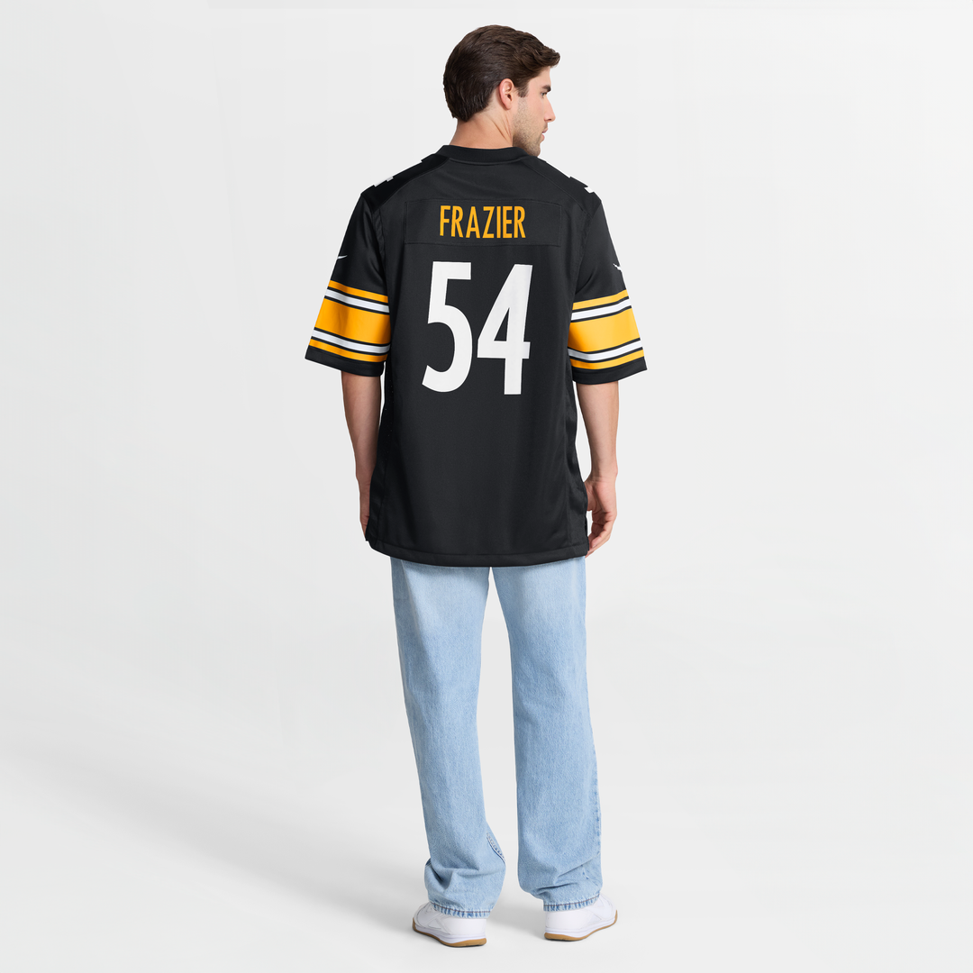 Men's Nike Pittsburgh Steelers Zach Frazier Black Game NFL Jersey