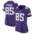 Women's Nike Minnesota Vikings Ben Yurosek Purple Team Game NFL Jersey