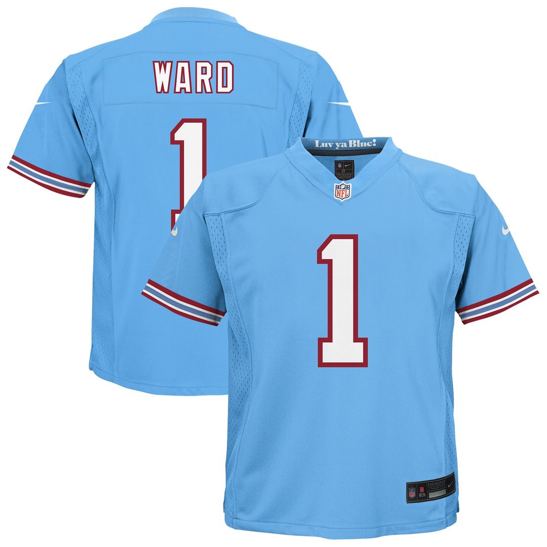 Toddler Nike Tennessee Titans Cameron Ward Light Blue Alternate 2 Game NFL Jersey