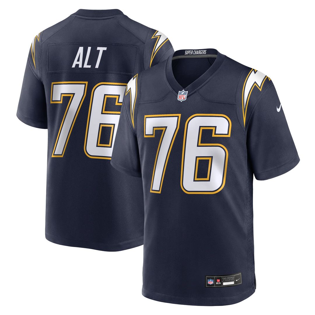 Men's Nike Los Angeles Chargers Joe Alt Navy Alternate Super Chargers Game Player NFL Jersey
