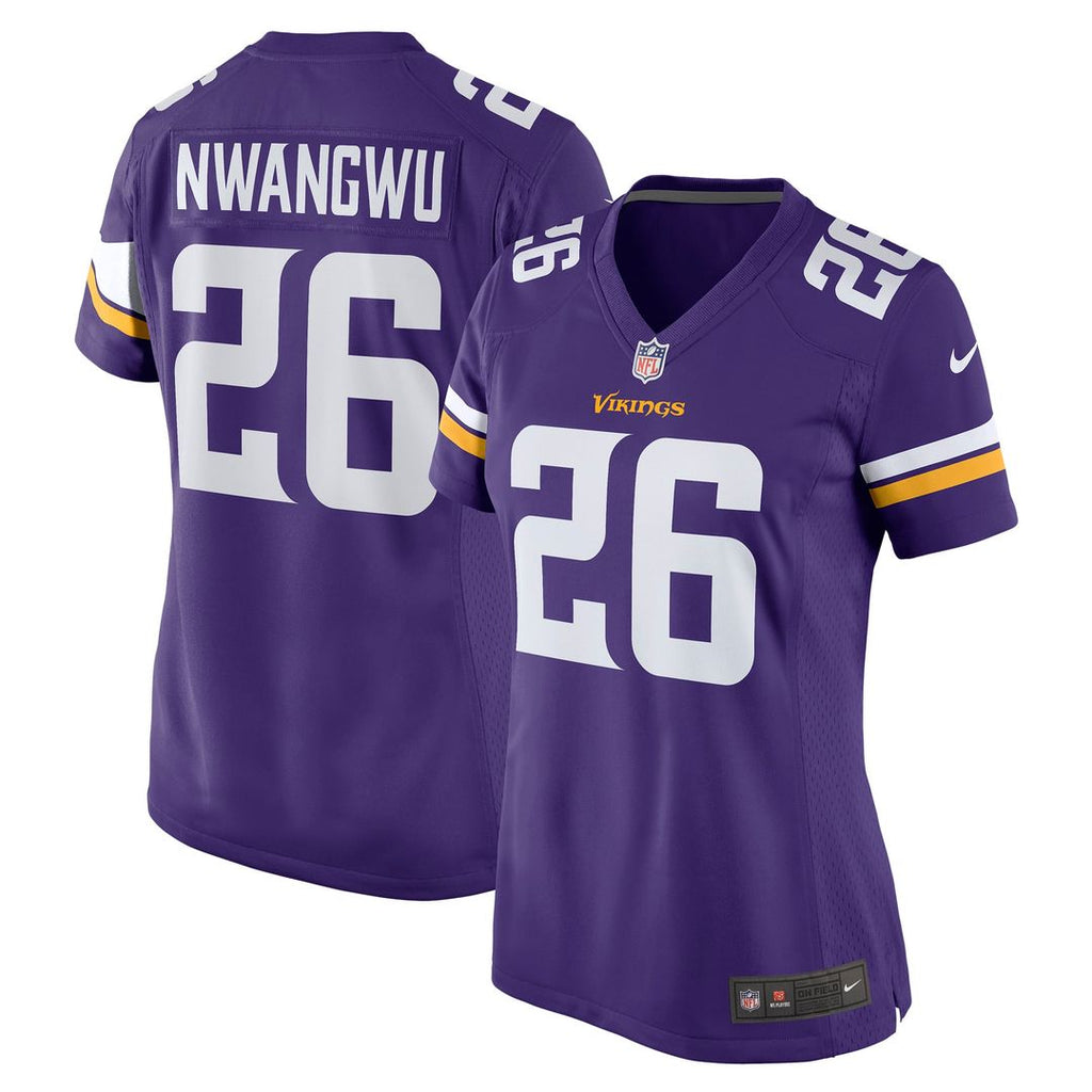 Women's Nike Minnesota Vikings Kene Nwangwu Purple Game NFL Jersey
