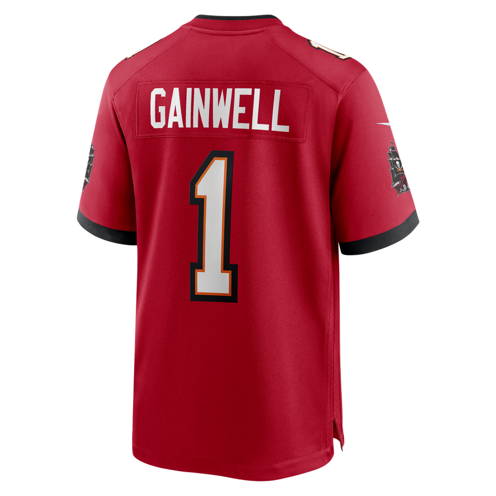 Men's Nike Tampa Bay Buccaneers Kenneth Gainwell Red Team Game NFL Jersey