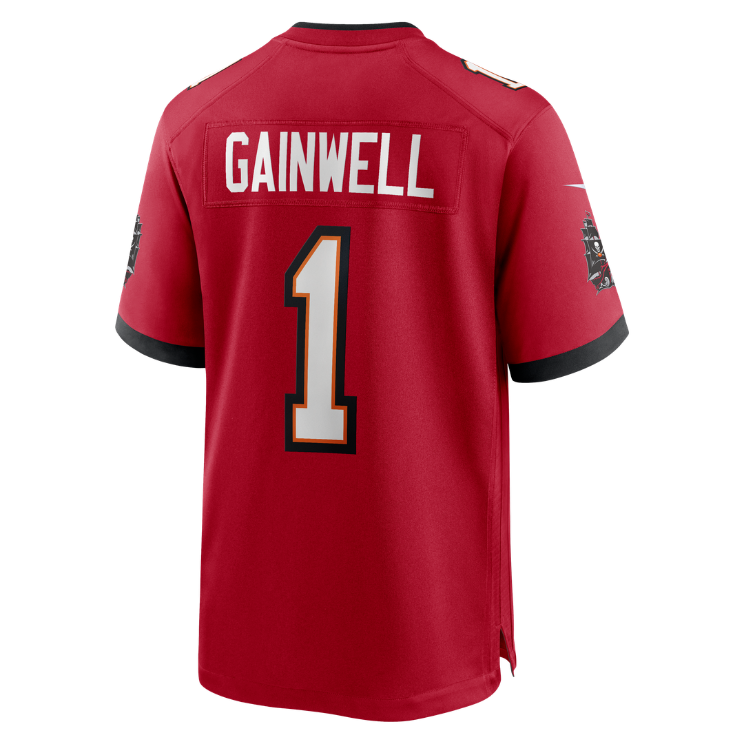 Men's Nike Tampa Bay Buccaneers Kenneth Gainwell Red Team Game NFL Jersey