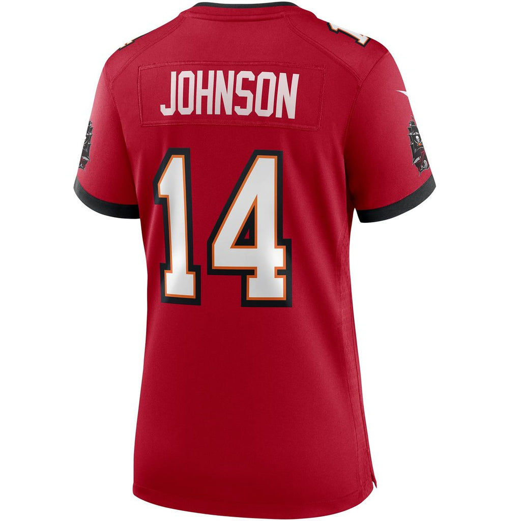 Women's Nike Tampa Bay Buccaneers Brad Johnson Red Game Retired Player NFL Jersey