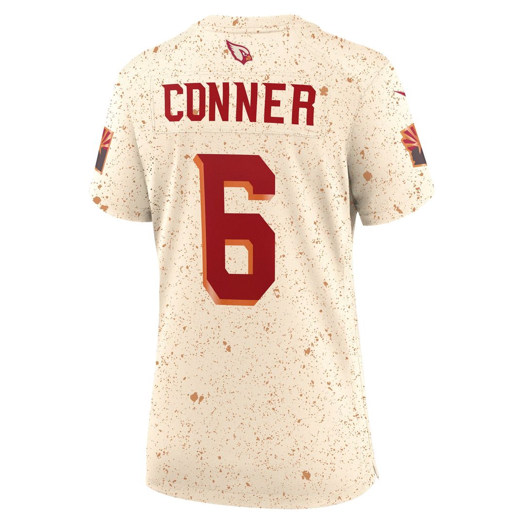 Women's Nike Arizona Cardinals James Conner Natural 2025 Rivalries Collection Game NFL Jersey