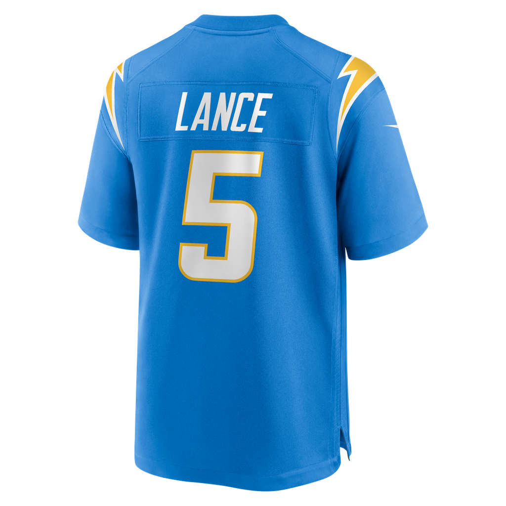 Men's Nike Los Angeles Chargers Trey Lance Powder Blue Team Game NFL Jersey