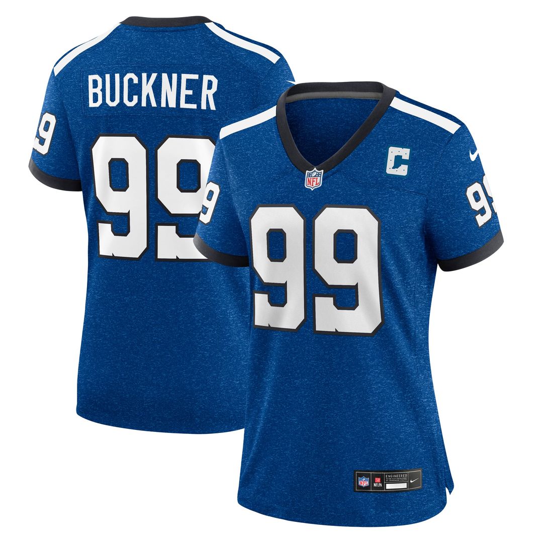 Women's Nike Indianapolis Colts DeForest Buckner Royal Indiana Nights Alternate Game NFL Jersey