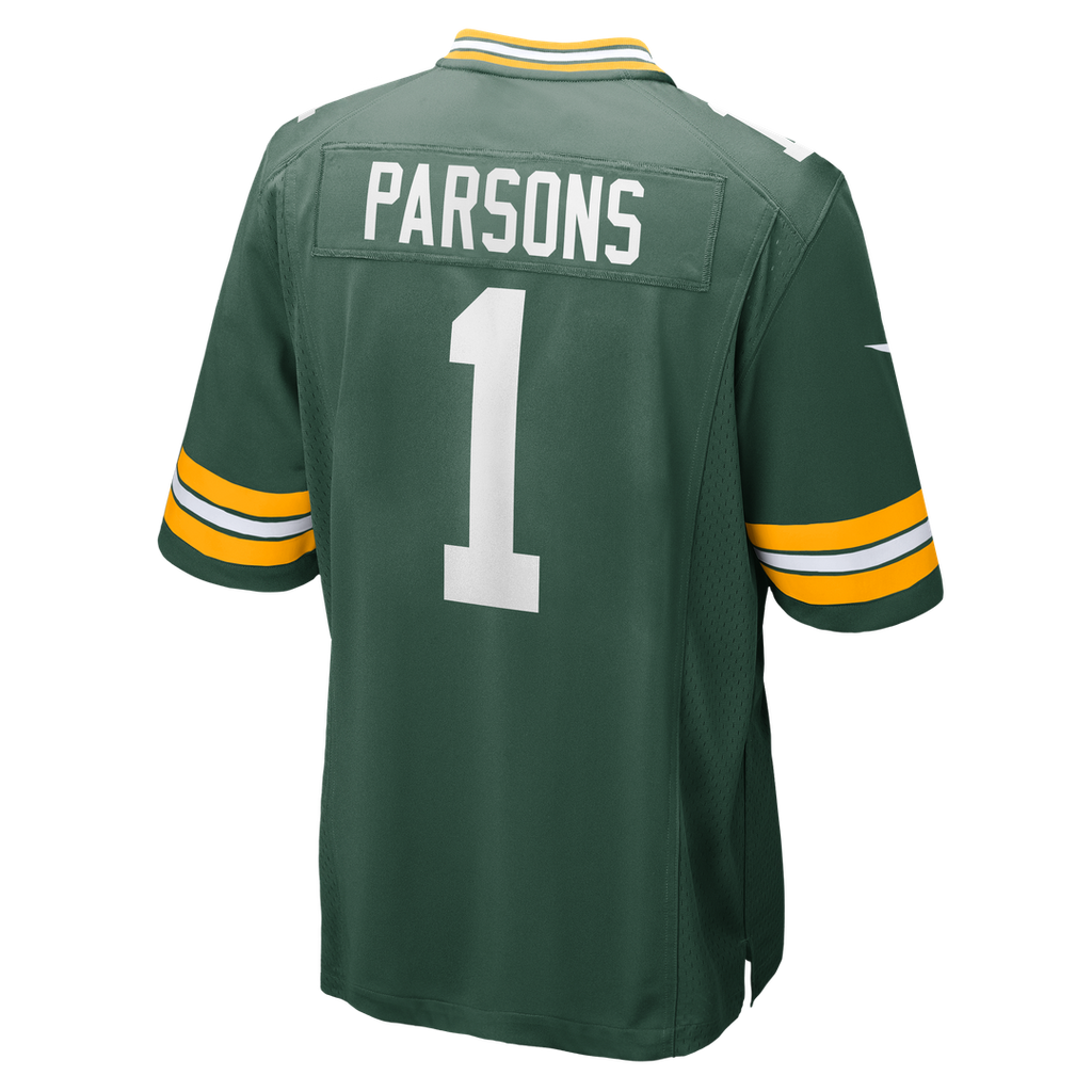 Men's Nike Green Bay Packers Micah Parsons Green Game Player NFL Jersey