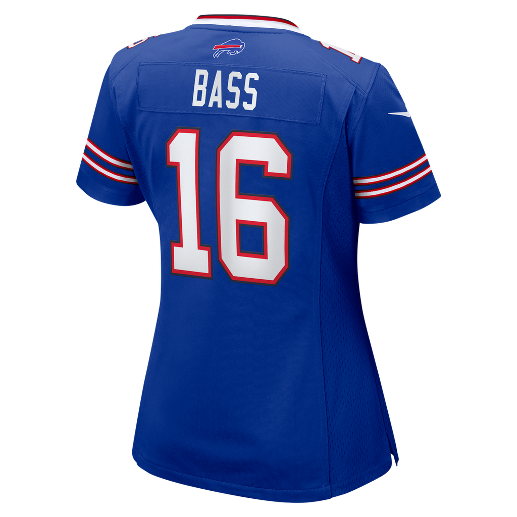 Women's Nike Buffalo Bills Tyler Bass Royal Team Game NFL Jersey