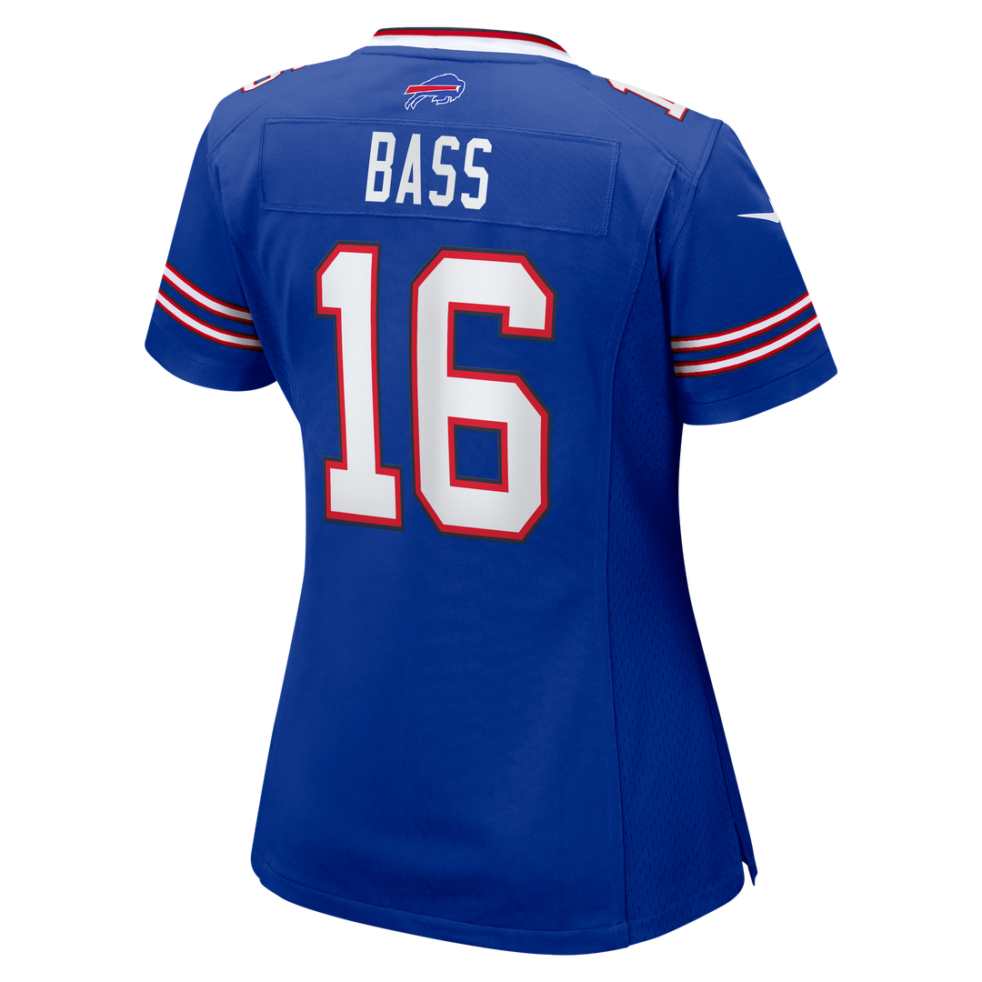 Women's Nike Buffalo Bills Tyler Bass Royal Team Game NFL Jersey