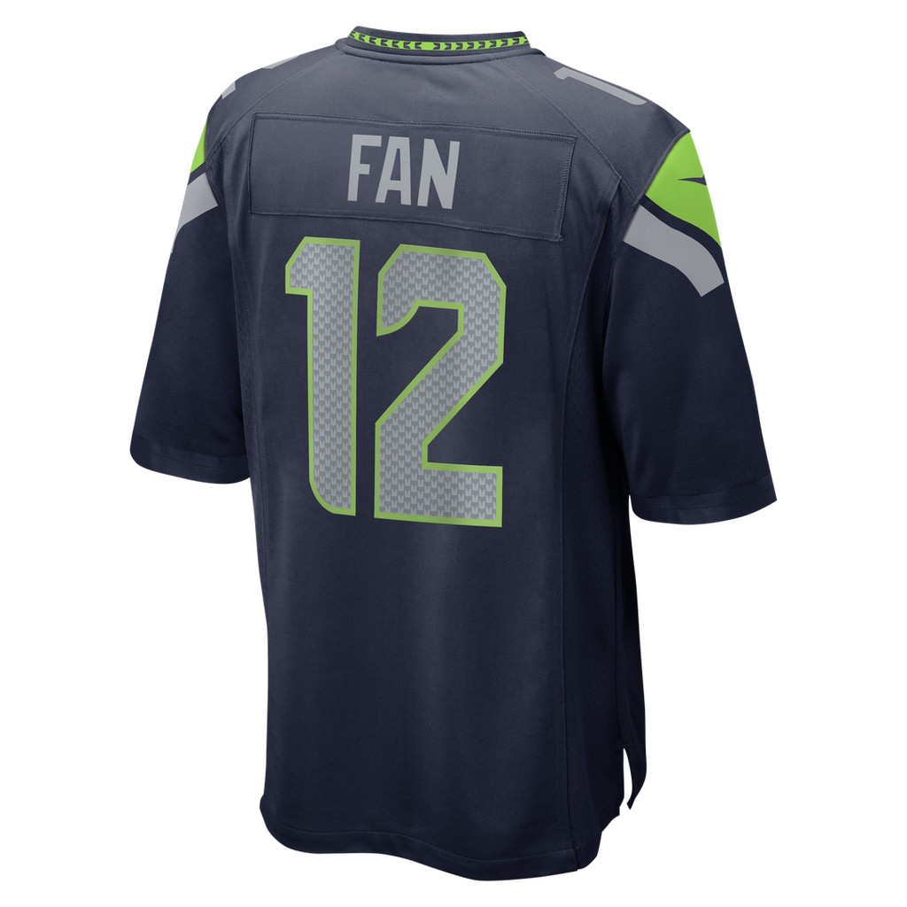 Men's Nike Seattle Seahawks 12s White Game NFL Jersey