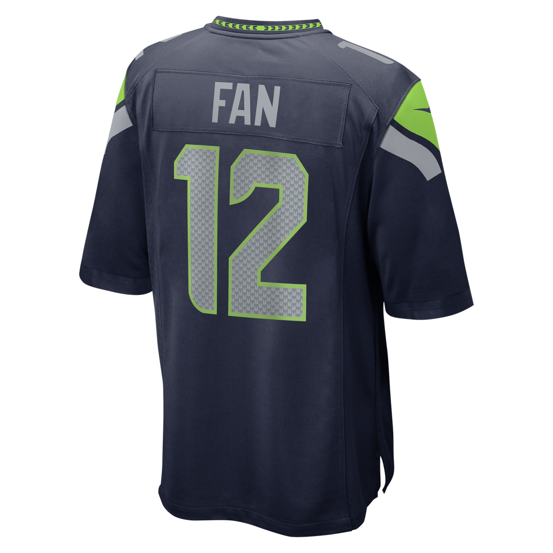 Men's Nike Seattle Seahawks 12s White Game NFL Jersey