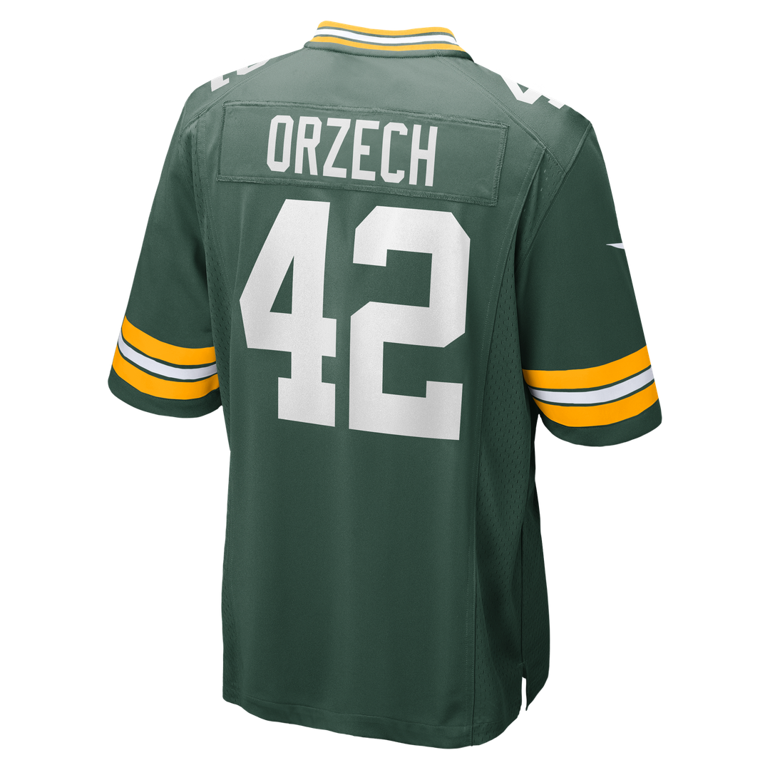 Men's Nike Green Bay Packers Matt Orzech Green Game NFL Jersey