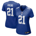Women's Nike New York Giants Paulson Adebo Royal Team Game NFL Jersey
