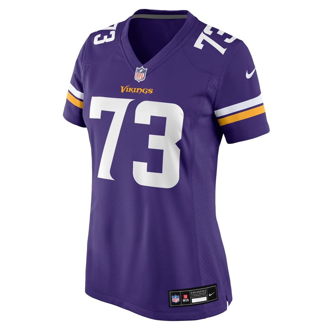 Women's Nike Minnesota Vikings Walter Rouse Purple Team Game NFL Jersey