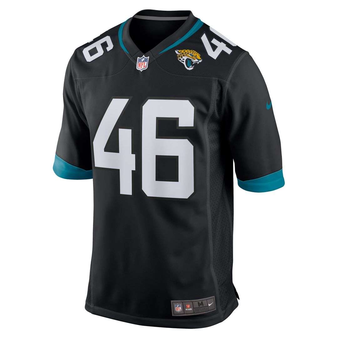 Men's Nike Jacksonville Jaguars Ross Matiscik Black Alternate Game NFL Jersey