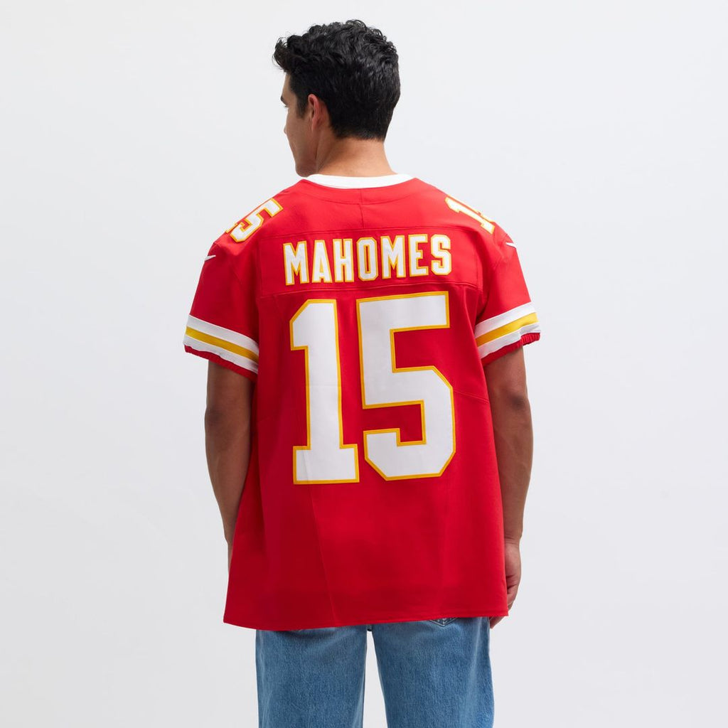 Men's Nike Kansas City Chiefs Patrick Mahomes Red Vapor F.U.S.E. Elite NFL Jersey
