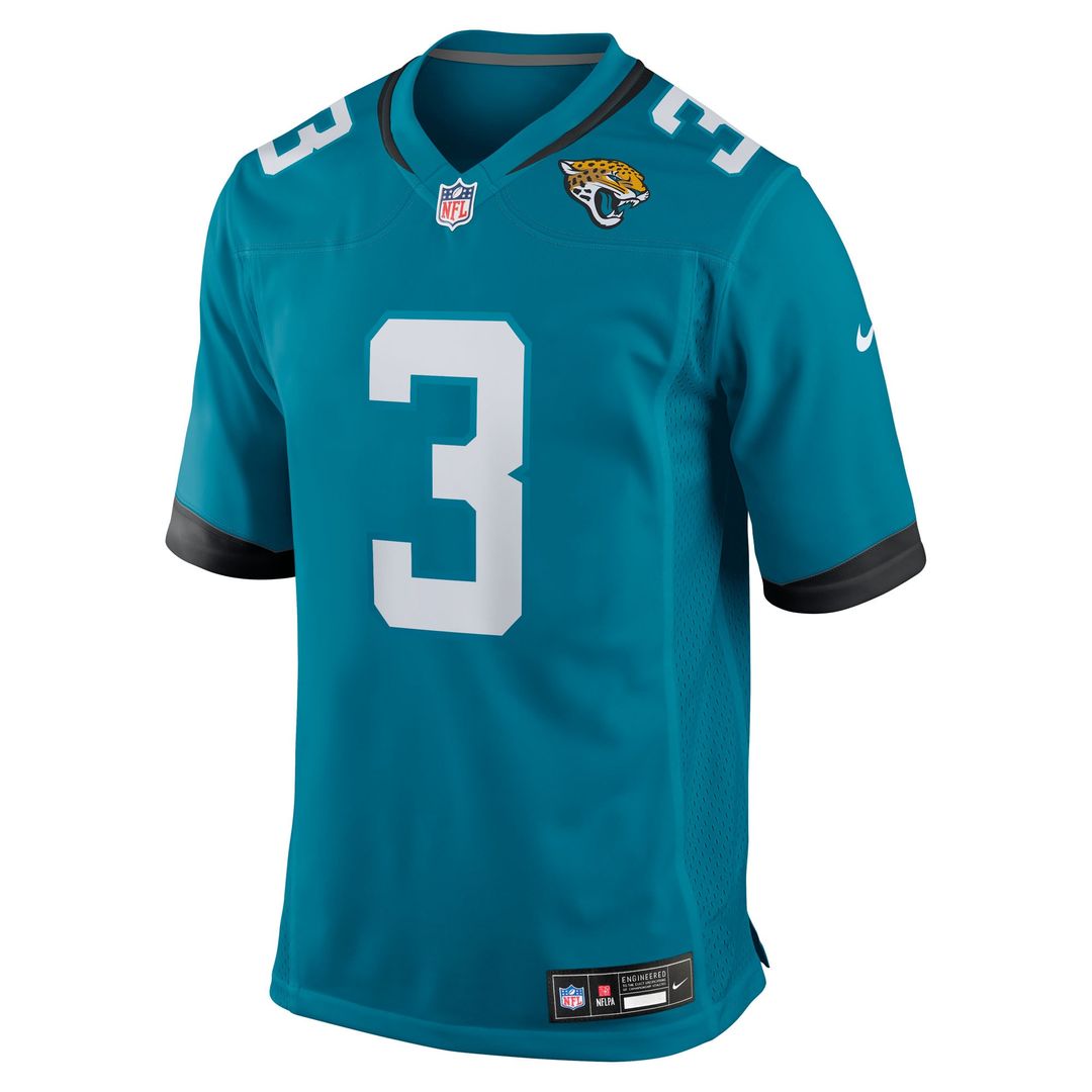 Men's Nike Jacksonville Jaguars Jakobi Meyers Black Alternate Game NFL Jersey