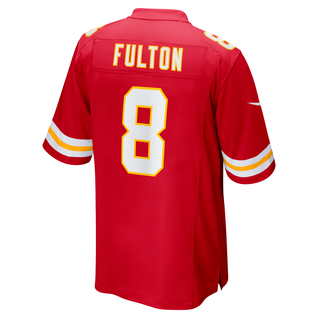 Men's Nike Kansas City Chiefs Kristian Fulton Red Team Game NFL Jersey