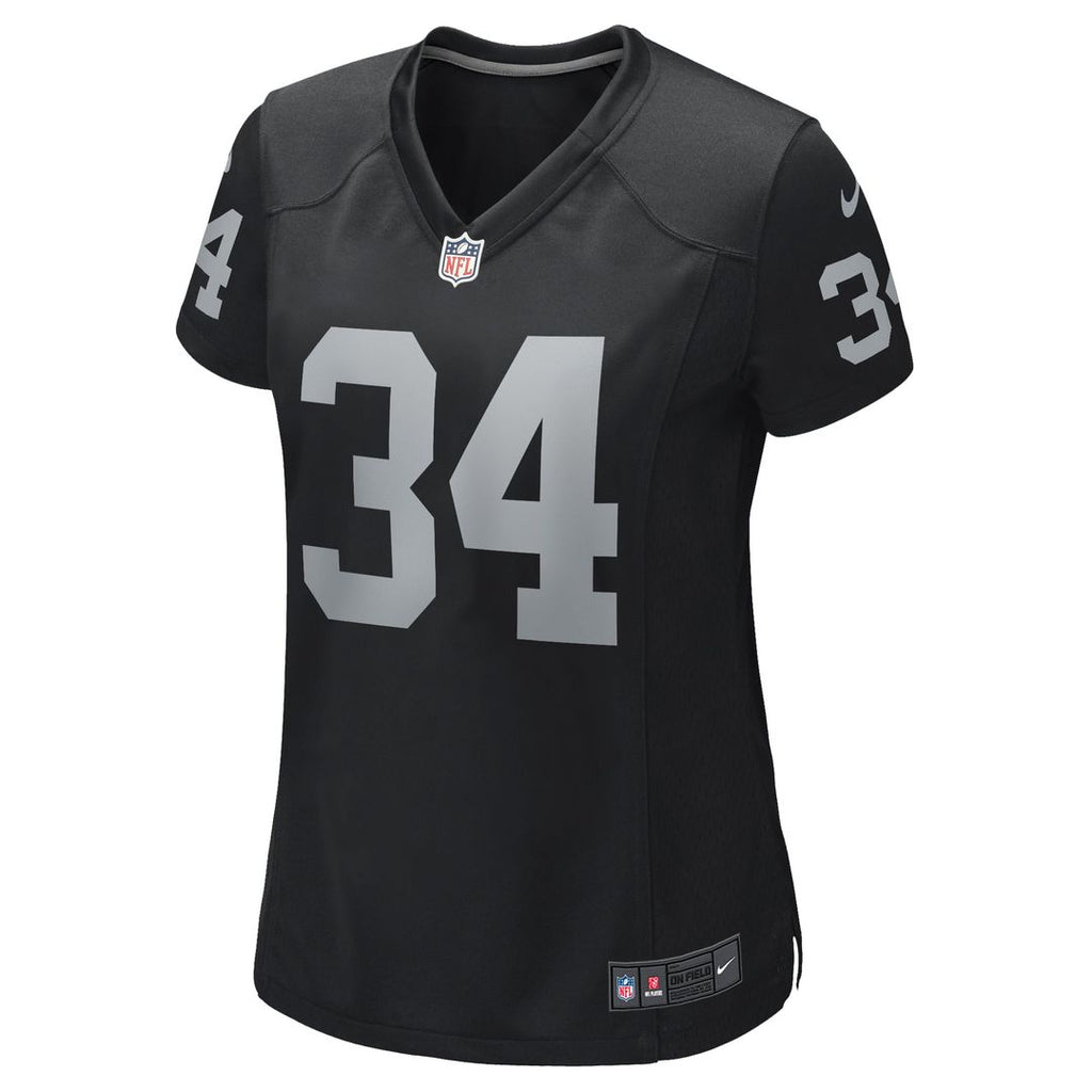 Women's Nike Las Vegas Raiders Bo Jackson Black Game Retired Player NFL Jersey