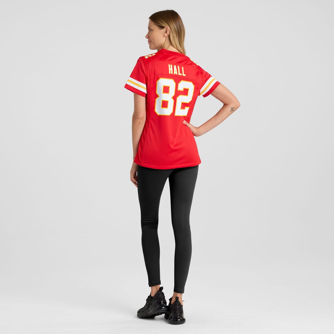 Women's Nike Kansas City Chiefs Dante Hall Red Retired Player Game NFL Jersey