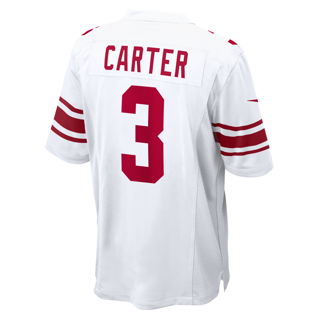 Men's Nike New York Giants Abdul Carter White Game NFL Jersey