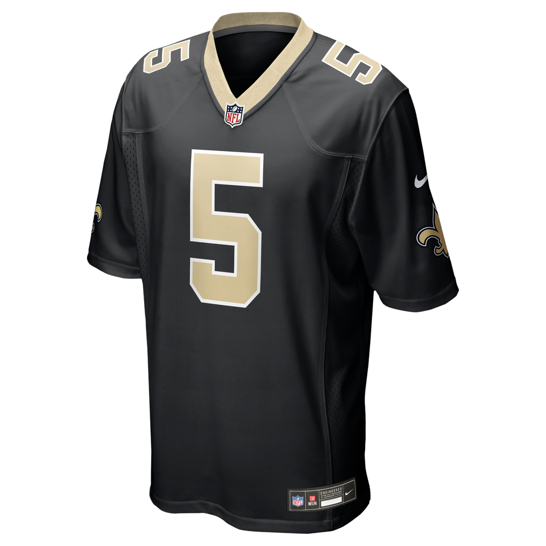 Men's Nike New Orleans Saints Kendre Miller Black Team Game NFL Jersey