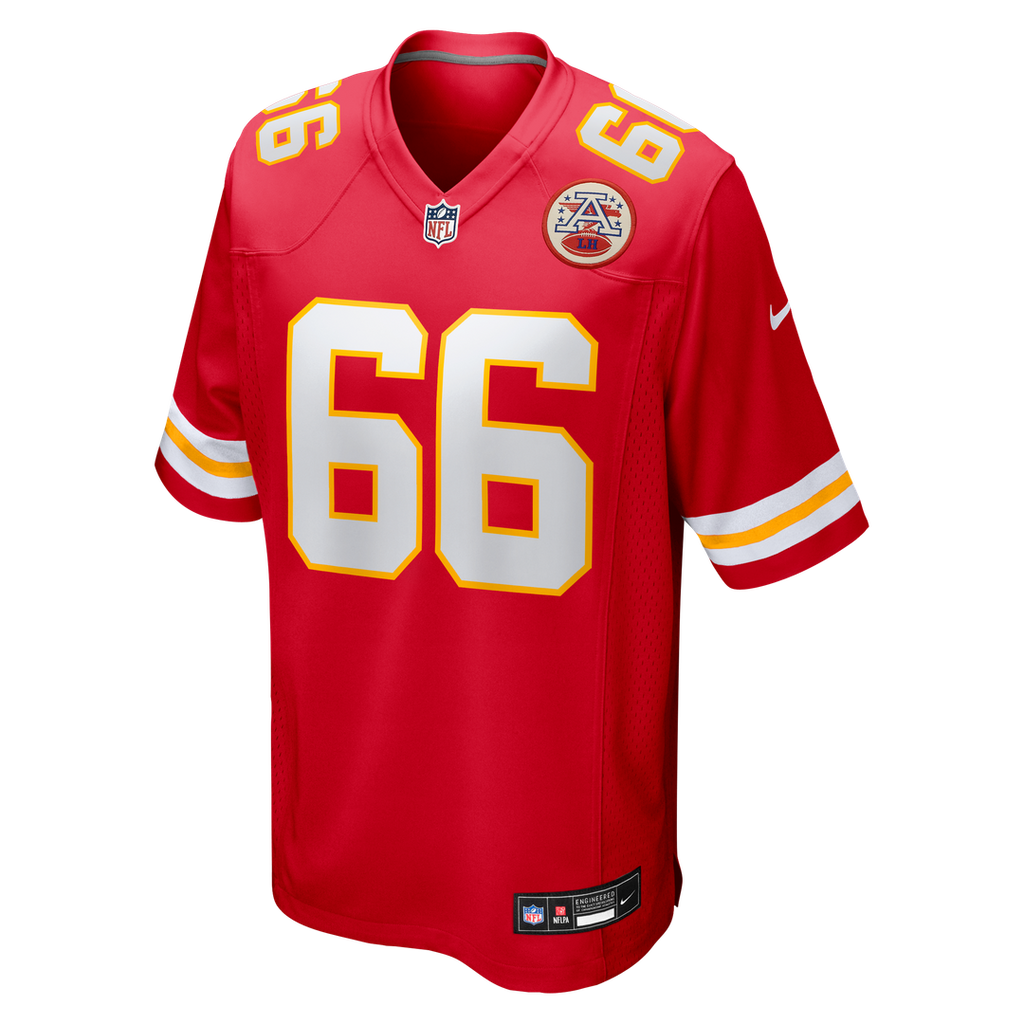 Men's Nike Kansas City Chiefs Mike Caliendo Red Game Player NFL Jersey