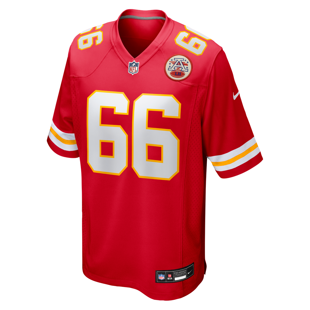 Men's Nike Kansas City Chiefs Mike Caliendo Red Game Player NFL Jersey