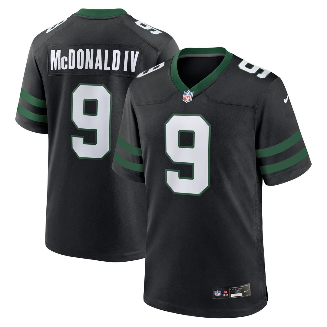 Men's Nike New York Jets Will McDonald IV Legacy Green Team Game NFL Jersey