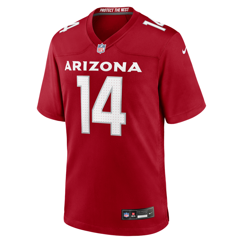 Men's Nike Arizona Cardinals Michael Wilson Cardinal Team Game NFL Jersey