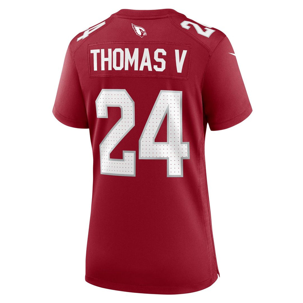Women's Nike Arizona Cardinals Starling Thomas V Cardinal Team Game NFL Jersey