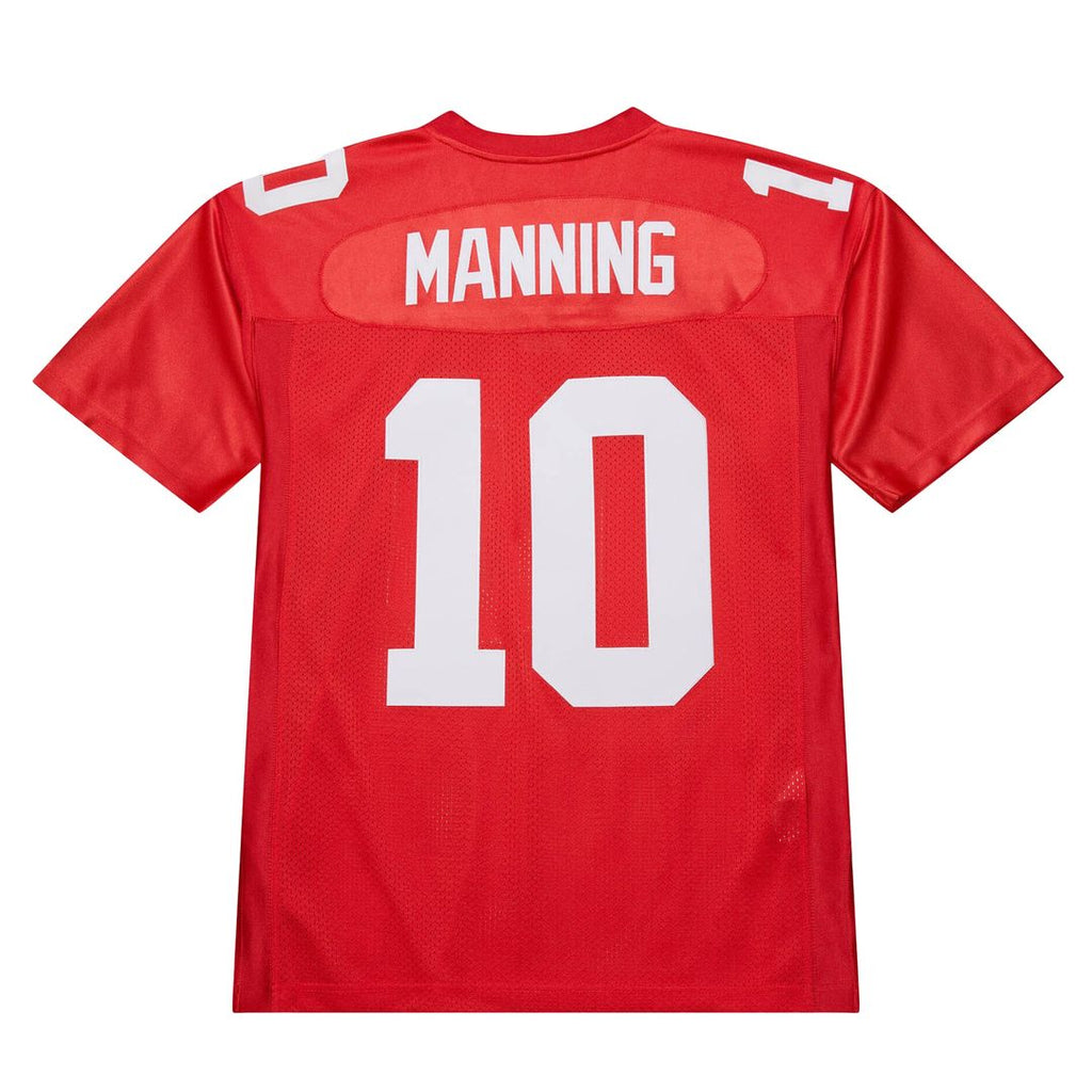 Men's Mitchell & Ness New York Giants Eli Manning Red 2004 Authentic Throwback Retired Player NFL Jersey