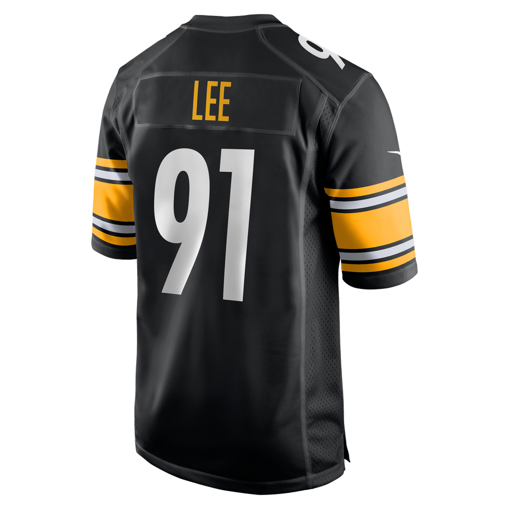 Men's Nike Pittsburgh Steelers Logan Lee Black Game NFL Jersey