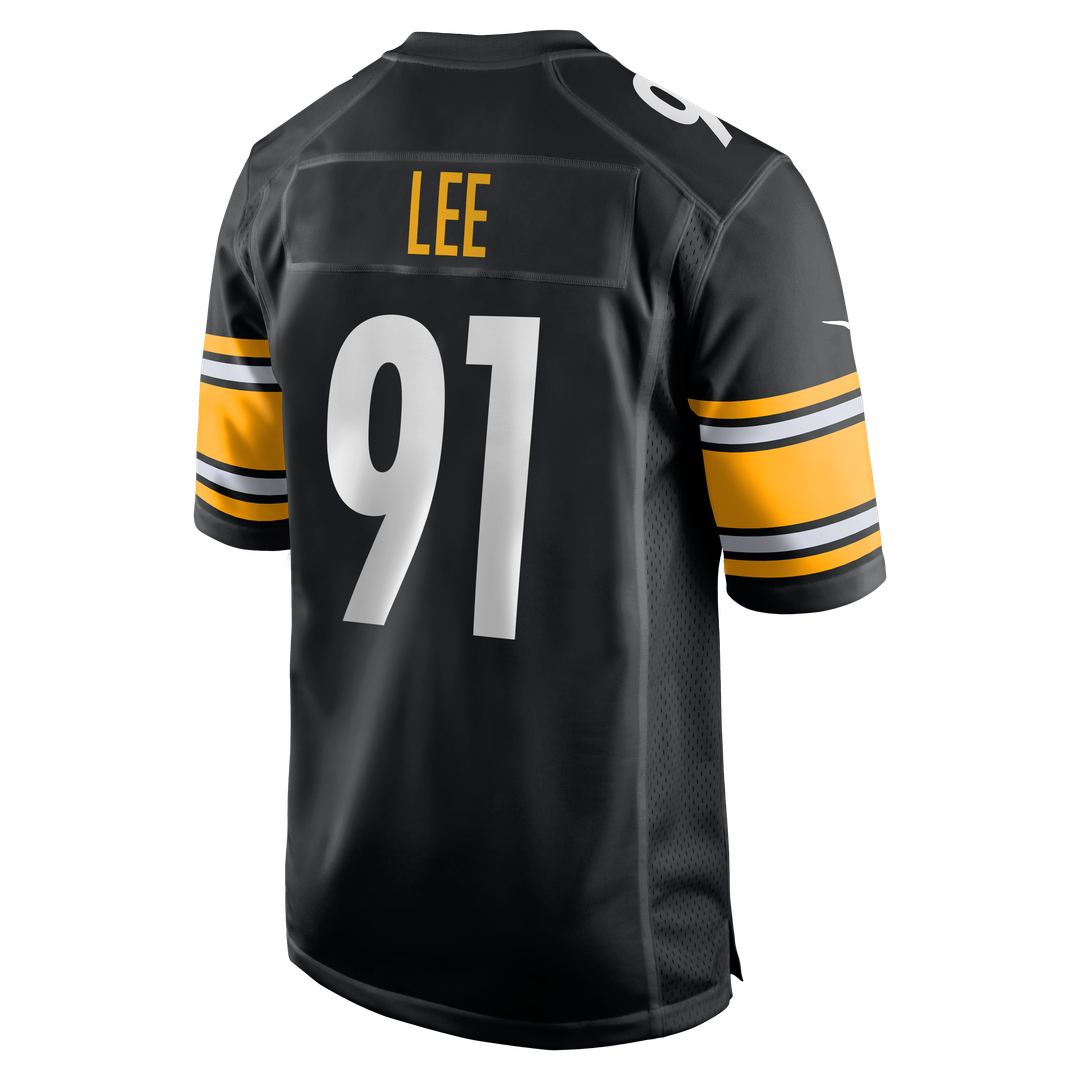 Men's Nike Pittsburgh Steelers Logan Lee Black Game NFL Jersey