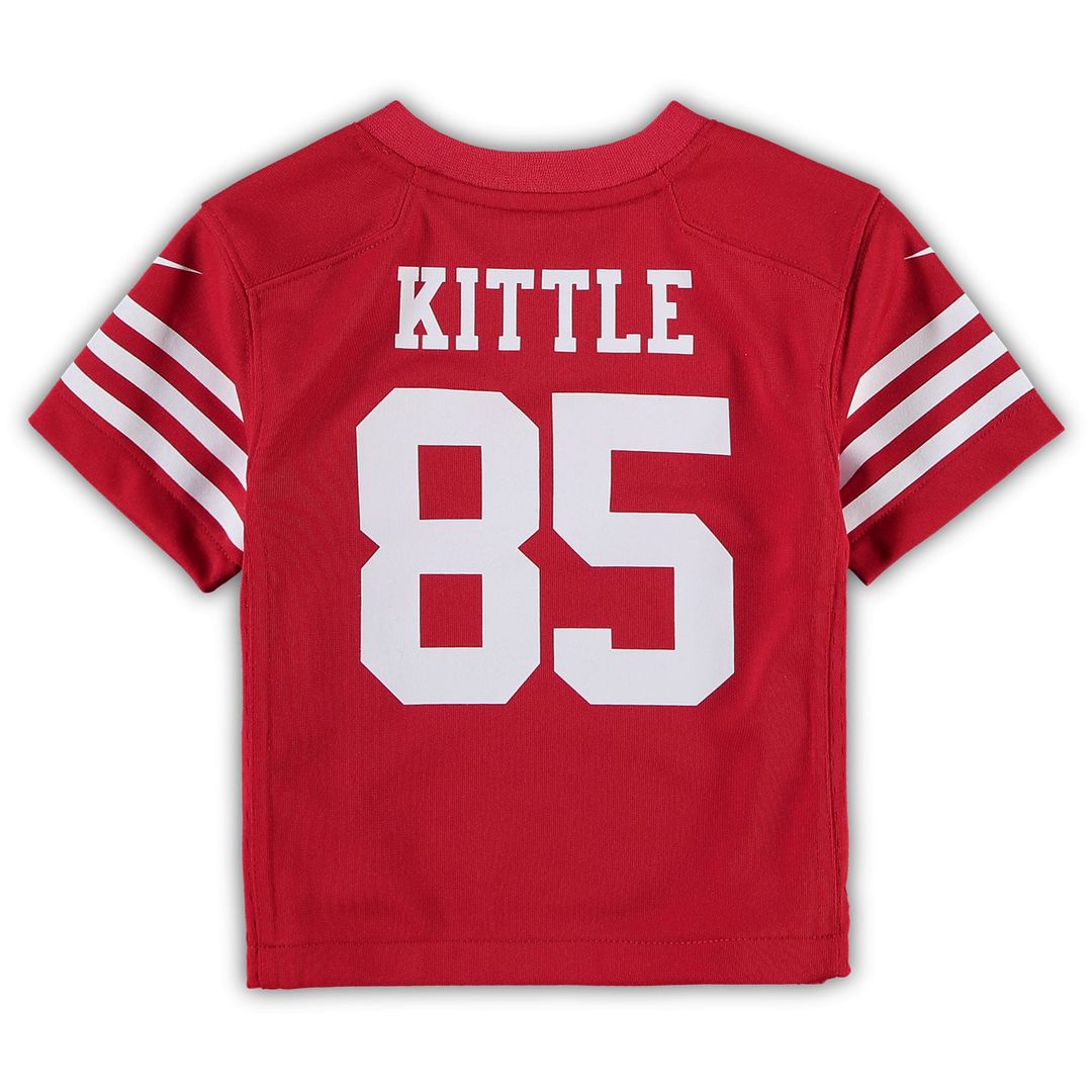 Toddler Nike San Francisco 49ers George Kittle Scarlet Game NFL Jersey