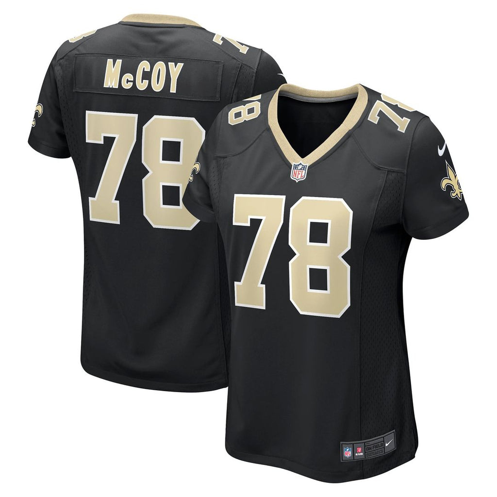 Women's Nike New Orleans Saints Erik Mccoy Black Game NFL Jersey