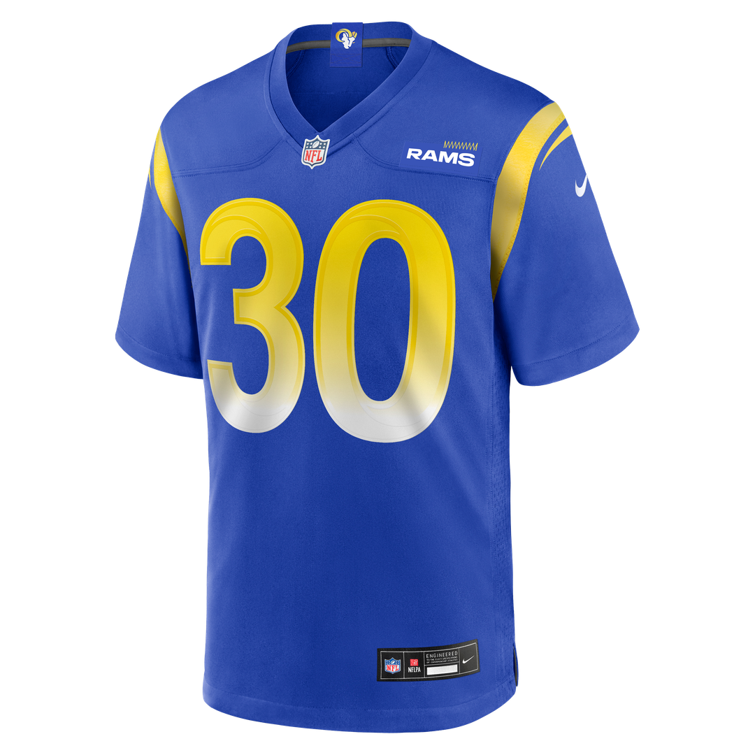 Men's Nike Los Angeles Rams Josh Wallace Royal Game NFL Jersey