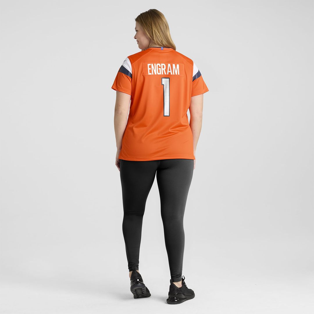 Women's Nike Denver Broncos Evan Engram Orange Team Game NFL Jersey
