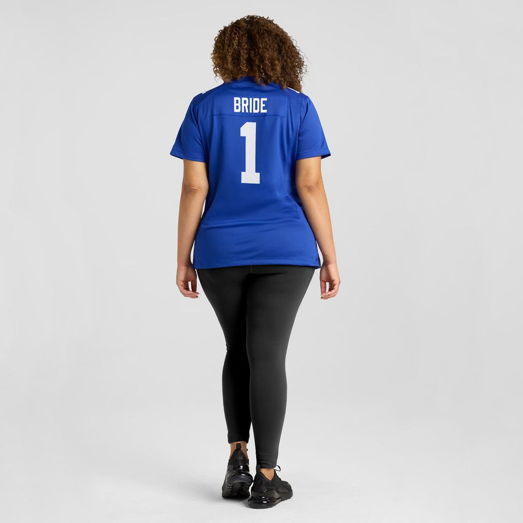Women's Nike New York Giants Number 1 Bride Royal Game NFL Jersey