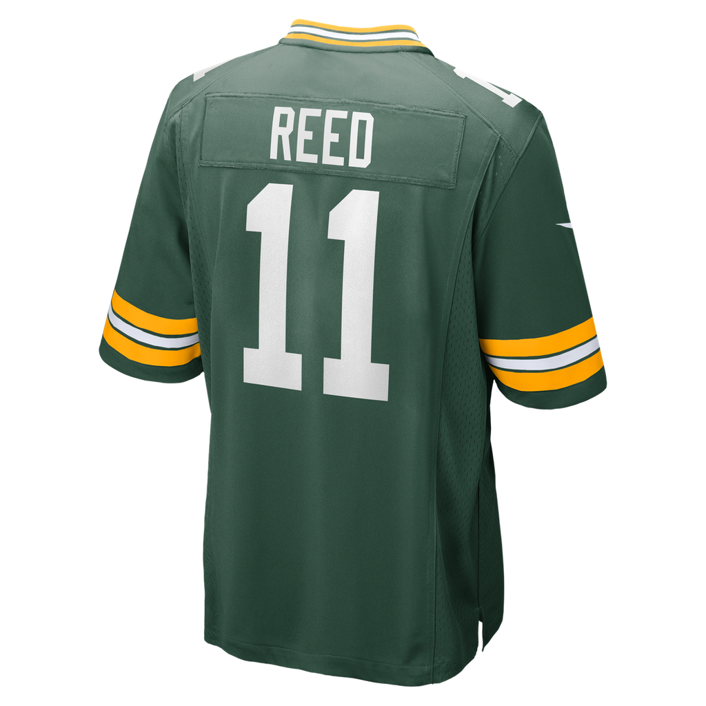 Men's Nike Green Bay Packers Jayden Reed Green Game NFL Jersey