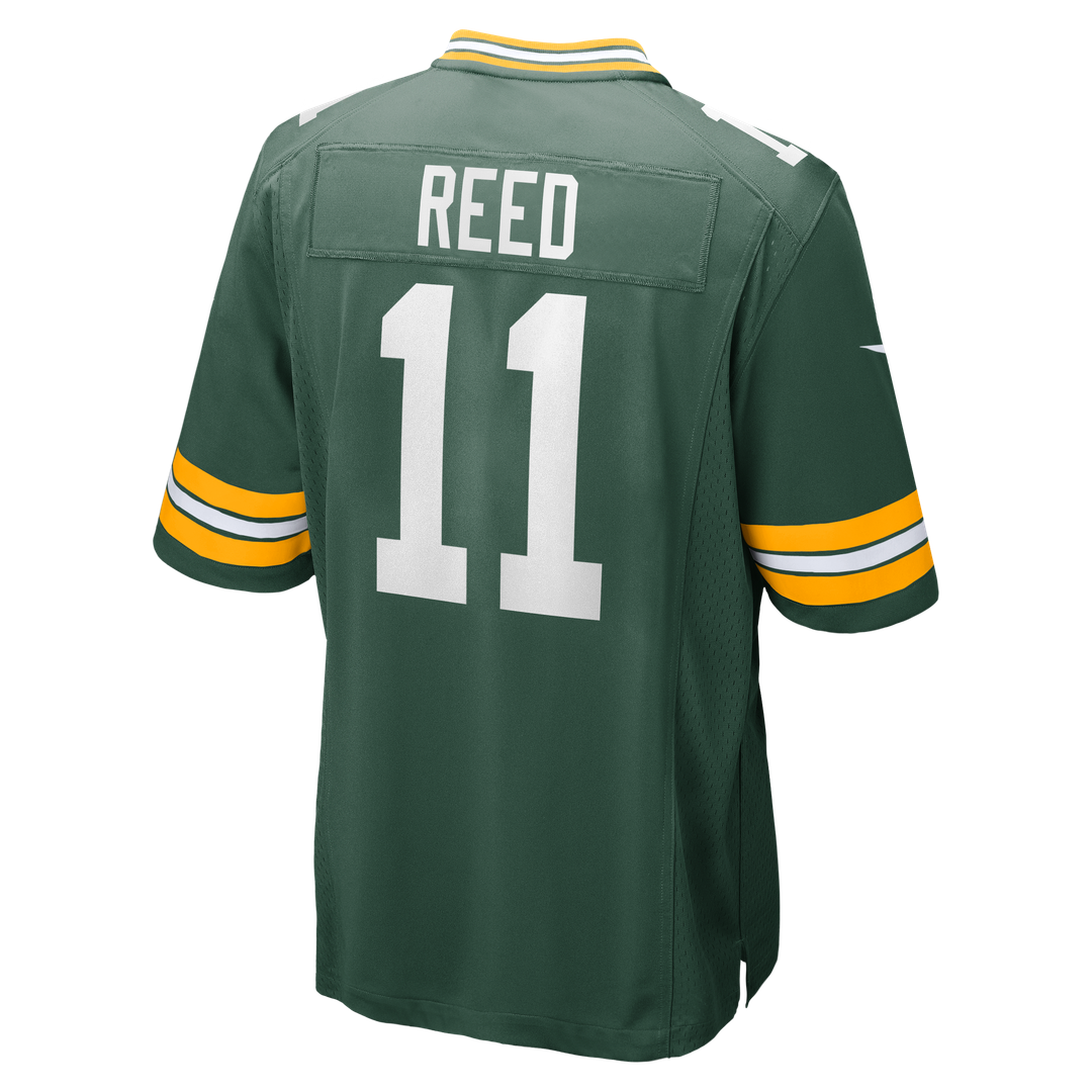 Men's Nike Green Bay Packers Jayden Reed Green Game NFL Jersey