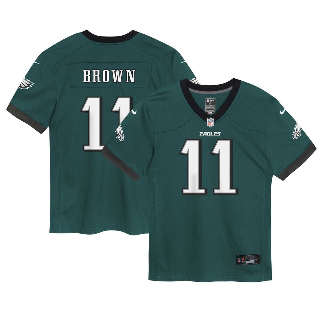 Infant Nike Philadelphia Eagles A.J. Brown Green Team Player Game NFL Jersey