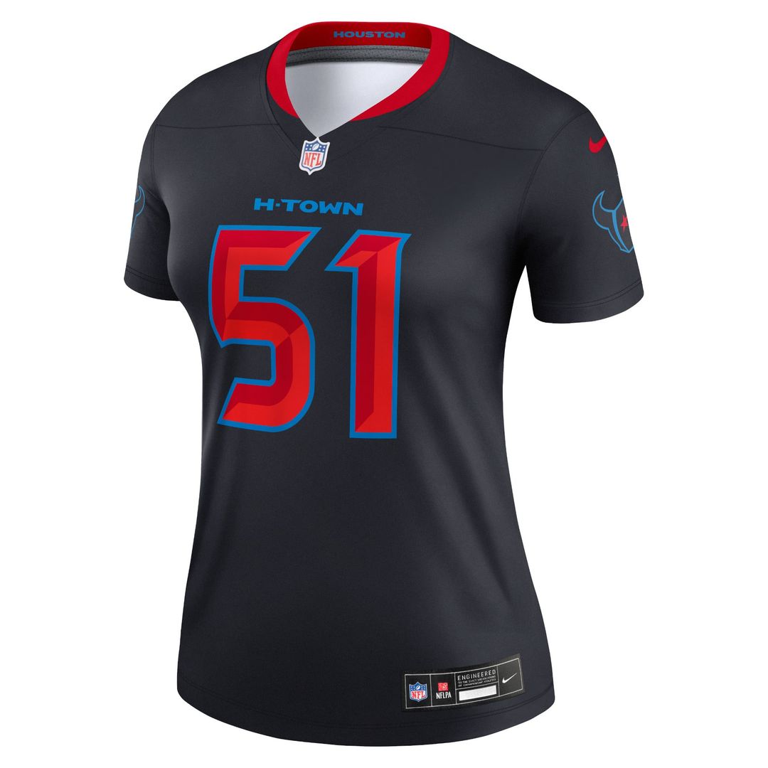 Women's Nike Houston Texans Will Anderson Jr. Red Alternate Legend Player NFL Performance Top