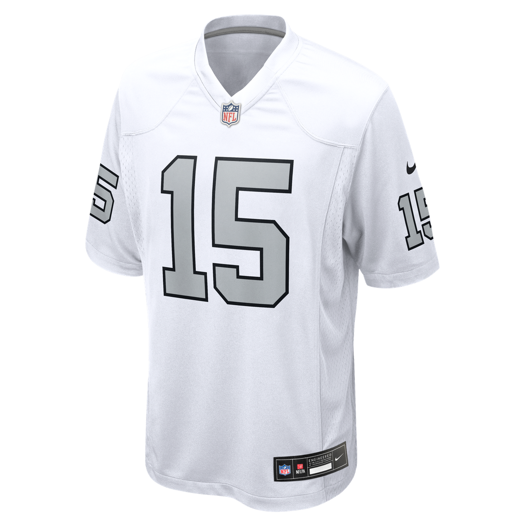 Men's Nike Las Vegas Raiders Fernando Mendoza White Alternate Game Player NFL Jersey
