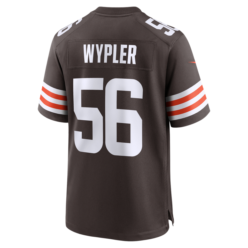 Men's Nike Cleveland Browns Luke Wypler Brown Team Game NFL Jersey